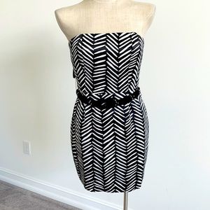 New!BCBG Black & White Mini Cocktail dress